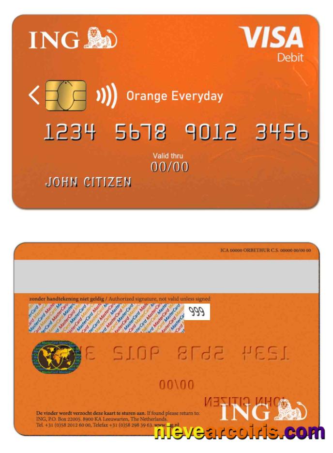 Netherlands ING Orange VISA